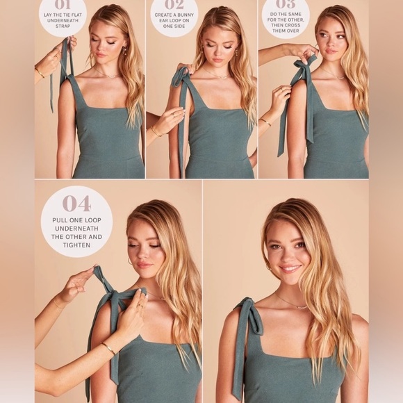 New NWT Birdy Grey “Alex” Convertible Crepe Gown Maxi Dress Twilight Sleeveless - Picture 3 of 13